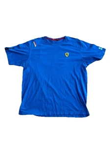 Kimi Raikkonen Ferrari F1 Drivers T-Shirt - Blue Men’s Size XL Official Racing - Picture 1 of 9