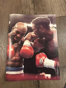 EVANDER HOLYFIELD / LENNOX LEWIS 8 x 11 Photo Pinup BOXING Heavyweight Champion - Picture 1 of 1