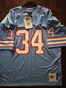 Mitchell And Ness Authentic 1980 Earl Campbell Houston Oilers Sz 52 - Picture 1 of 6