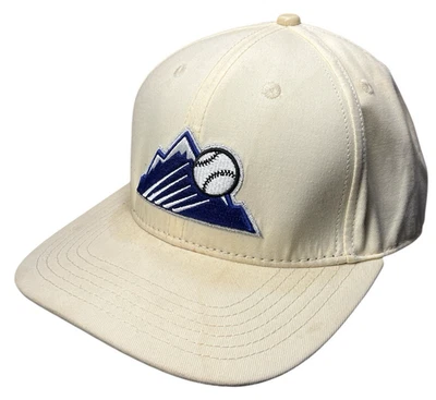 Colorado Rockies All Star Game Hat Cap Structured Snapback Cream Pro MLB Basebal - Image 1 of 4