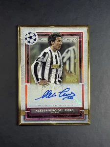 2020-21 Topps Museum UEFA Champions League Alessandro Del Piero Ruby Auto #21/25 - Picture 1 of 3
