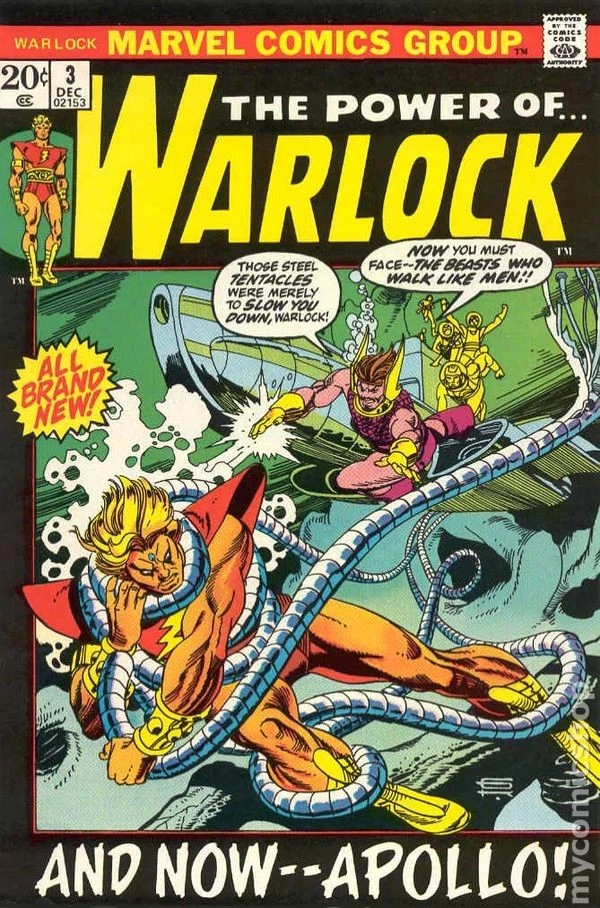 Warlock #3 VG 1972 Stock Image Low Grade - Image 1 of 1