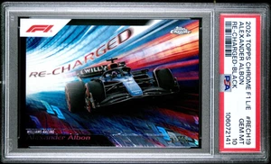 Logofractor Topps Chrome F1 2024 - Alexander Albon recargado negro/10 PSA 10 - Imagen 1 de 2