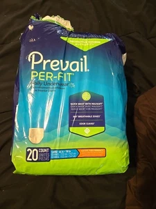 Ropa interior grande 44 pulgadas - 58 pulgadas prevalente por ajuste 1 paquete de pañales para adultos de 20 quilates nueva - Imagen 1 de 8