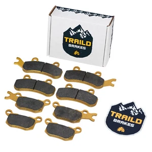Juego de pastillas de freno de cerámica Can-Am Defender HD7 HD8 HD9 HD10 2016-2024 2016-2024 delantera y trasera - Imagen 1 de 12