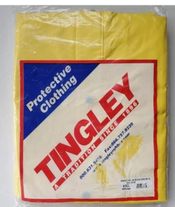 Tingley RAIN Rubber Durascrim Overalls Jacket Hood 3 PC Piece Suit 4XL Large  - Picture 1 of 1