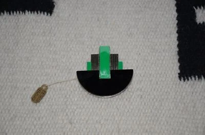 Broche prendedor de pecho Ralph Lauren para mujer joyería de moda plata y piedra natural Foto 1 de 3