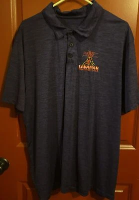 2018 LAVAMAN TRIATHLON HAWAII DRI TECH POLO PURPLE SHIRT SIZE XL - Image 1 of 4