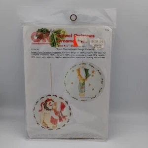 Betsey Clark Crewel Christmas Ornament Kit Hallmark Columbia Minerva Vintage  - Picture 1 of 13