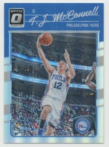 TJ McConnell 2016-17 Panini Donruss Optic Silver Holo Prizm #4 Philadelphia