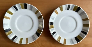 VINTAGE / RETRO MIDWINTER QUEENSBERRY PATTERN - 2 x KLEINE UNTERTASSEN (12,5 cm) - Bild 1 von 3