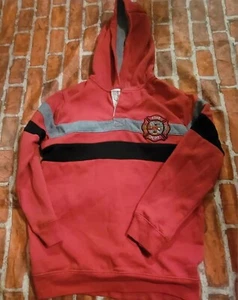Gymboree Boys Fireman Hoodie Sz 10 - Picture 1 of 1