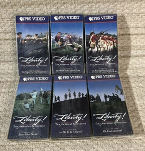 Liberty! The American Revolution VHS 6 Lot Set from PBS - Picture 1 of 14