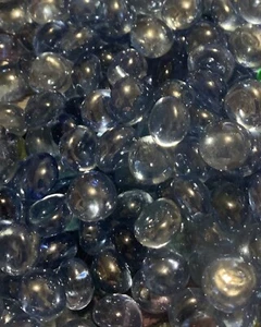 Dekorative Mini bläuliche Glas Edelsteine für Vase Füller oder Handwerk 1 Pfund 14 Unzen - Bild 1 von 3