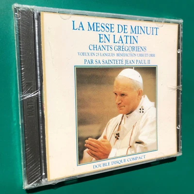 His Holiness Pope John Paul II MIDNIGHT MASS Latin Sermons 2x CD OOP RARE SEALED - Image 1 of 4