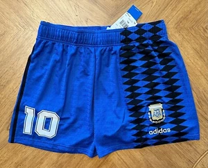 Adidas AFA Argentina 1994 Soccer Futbol Shorts Size XL Blue Maradona Messi - Picture 1 of 10