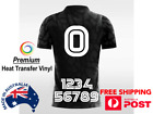 Individual Iron On Transfer Vinyl Jersey Numbers Soccer Football Rugby Shirt Htv