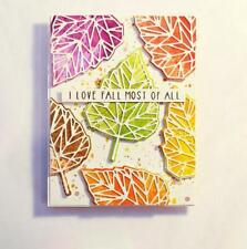 Leaf Metal Cutting Dies Scrapbooking Craft Card Making Album Embossing Stencils 