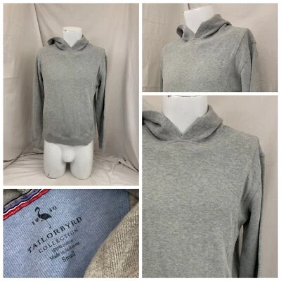 Tailorbyrd Hoodie Sweatshirt S Gray 100% Cotton Long Sleeve YGI R2-251 - Image 1 of 4