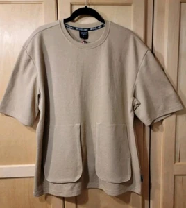 NWT Switch Remarkable Relaxed Fit Front Deconstructed Pockets Heavy Knit Tshirts - Picture 1 of 11
