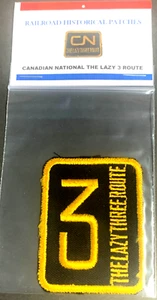 Canadian National Railways 2-1/2" - The Lazy Three Route Historical Patch - Picture 1 of 1