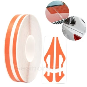 3mm & 5mm 32ft Orange Car Body Pin Stripe PinStriping Decal Vinyl Tape Sticker - Imagen 1 de 5