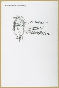 John Caldwell (1946-2016) - fumettista bavaglio americano - Mad - schizzo firmato - Foto 1 di 1