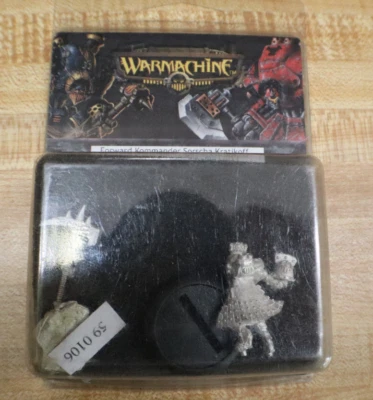 WARMACHINE KHADOR - KOMMANDER SORSCHA KARTIKOFF  - 1 METAL MINIATURE - Image 1 of 2