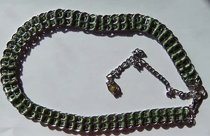 HANDMADE RIBBON STRUNG SODA TAB BELTS - Free Shipping when u spend $35  - Picture 1 of 18