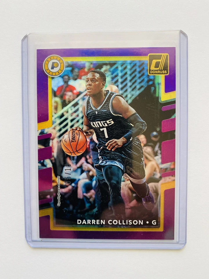 Donruss Darren Collison 2017-18/15 púrpura Foto 1 de 4