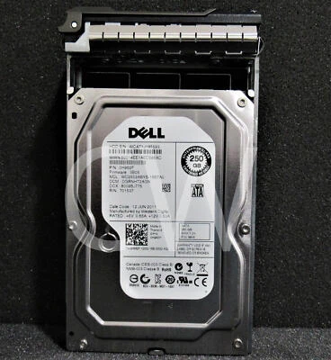 Dell H962F WD2502ABYS 250GB 7.2K RPM 3Gb 3.5" SATA HDD M915 M610x R310 R910 T310 - Image 1 of 4