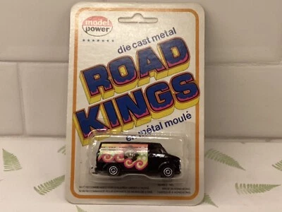 Vintage Playart Personalizado Chevy G20 Van Pirata Feito em Hong Kong PRETO Escala 1:64 S - Imagem 1 de 4