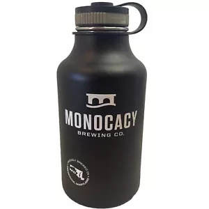 Hydro Flask 64 Unzen Isolierter Edelstahl Bier Growler - Schwarz Monocacy Brauer - Bild 1 von 9