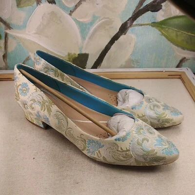 Zapatos Sandalias para mujer Easy Spirit multicolor tacón floral talla 12 SKU#08875 Foto 1 de 4