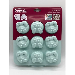Trudeau Struttura Silicone Coniglietto Fondo Padella Cupcake Pasqua Primavera - Foto 1 di 5