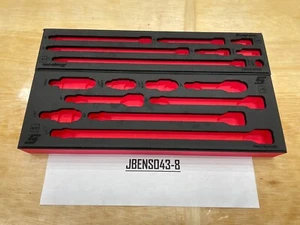 Herramientas a presión ORGANIZADORES DE ESPUMA ROJA para juegos de adaptadores de extensión de unidad de 1/4"" y 3/8 - Imagen 1 de 9