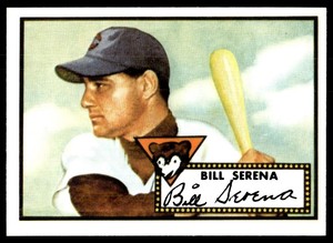 1983 Topps 1952 Reprint Series Bill Serena NMMT COND Chicago Cubs #325