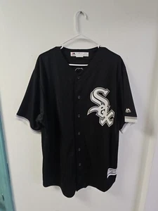 Majestic Coolbase MLB Chicago White Sox Yoan Moncada # 10 Trikot - Größe XL genäht - Bild 1 von 13