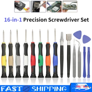 16 Pc Pro Repair Opening Tools Screwdrivers Kit Pentalobe Torx For Apple Samsung - Picture 1 of 13