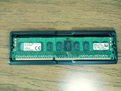 Kingston 8GB 1Rx4 PC3-12800R 1.5V DDR3 ECC REG SERVER Memory P/N: KTH-PL316S/8G - Image 1 of 4