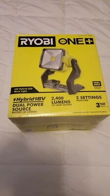 Ryobi P721 18V One + LED Work Light - BRAND NEW Hybrid One Plus Tool Only 2400LM - Image 1 of 4