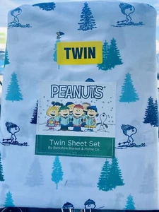 PEANUTS Snoopy ZWILLINGSBLÄTTER SET Weihnachten Winter Skifahren Woodstock Charlie Brown - Bild 1 von 3