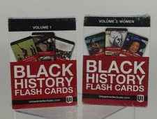 Urban Itellectuals Black History flash cards Vol. 1 & 2 (Women) NEW Sealed