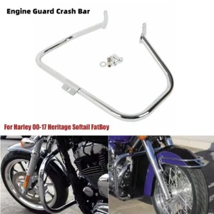 Chrome Engine Guard Highway Crash Bar For Harley FLSTN Softail Deluxe 2005-2009 - Picture 1 of 10