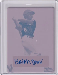 Isaiah Drake 2022 Hoja Perfecta Juego Placa y Prueba Autos 1/1 - Imagen 1 de 2