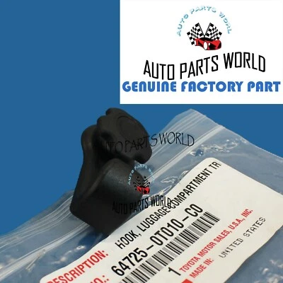 GENUINO GANCHO MALETERO MALETERO TOYOTA CAMRY VENZA AVALON 64725-0T010-C0 Foto 1 de 2