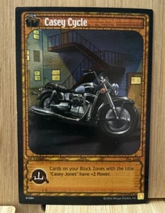 Teenage Mutant Ninja Turtles 2004 TCG - 1ª edición - lámina Casey Cycle (M) - Imagen 1 de 3