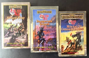 The Netheril Trilogy Complete 1-3 Forgotten Realms Arcane Age VTG TSR Sword Play - Picture 1 of 4