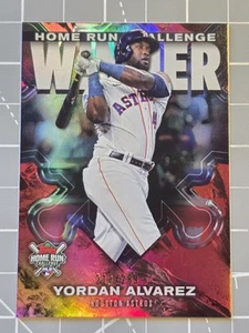 2024 Topps Home Run Challenge Winner Yordan Alvarez #HRCW-11 July #'d/289 SP - Picture 1 of 8
