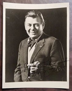 ARTHUR GODFREY RADIO HOST SIGNED 9X7 PHOTO AUTOGRAPH AMERICANA DECEASED RARE - Picture 1 of 5
